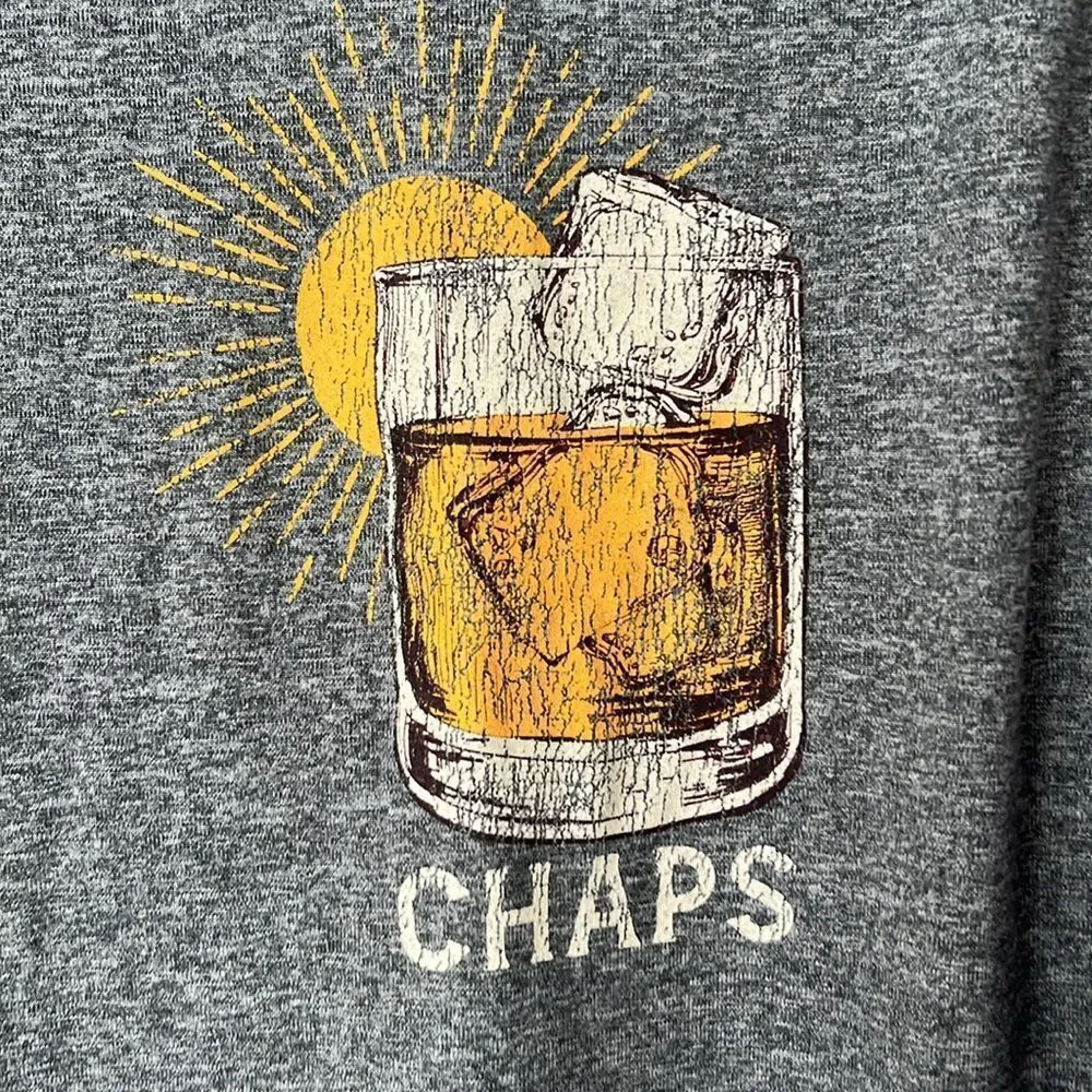 NWT 2 Chaps Men's Performance Graphic Tees with free Coozy!